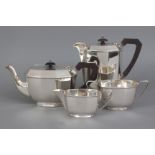 4-teiliges Silber Kaffee- und Teeservice