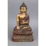wohl chinesischer Buddha Shakyamuni des 18. Jahrhunderts