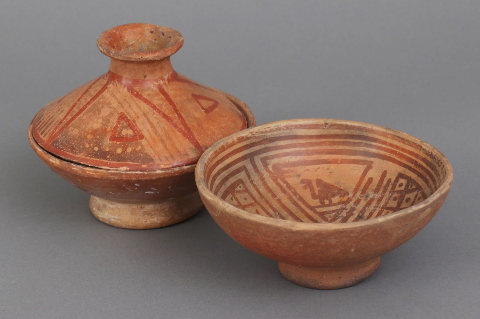3 Teile präkolumbianische Keramik - Image 2 of 8