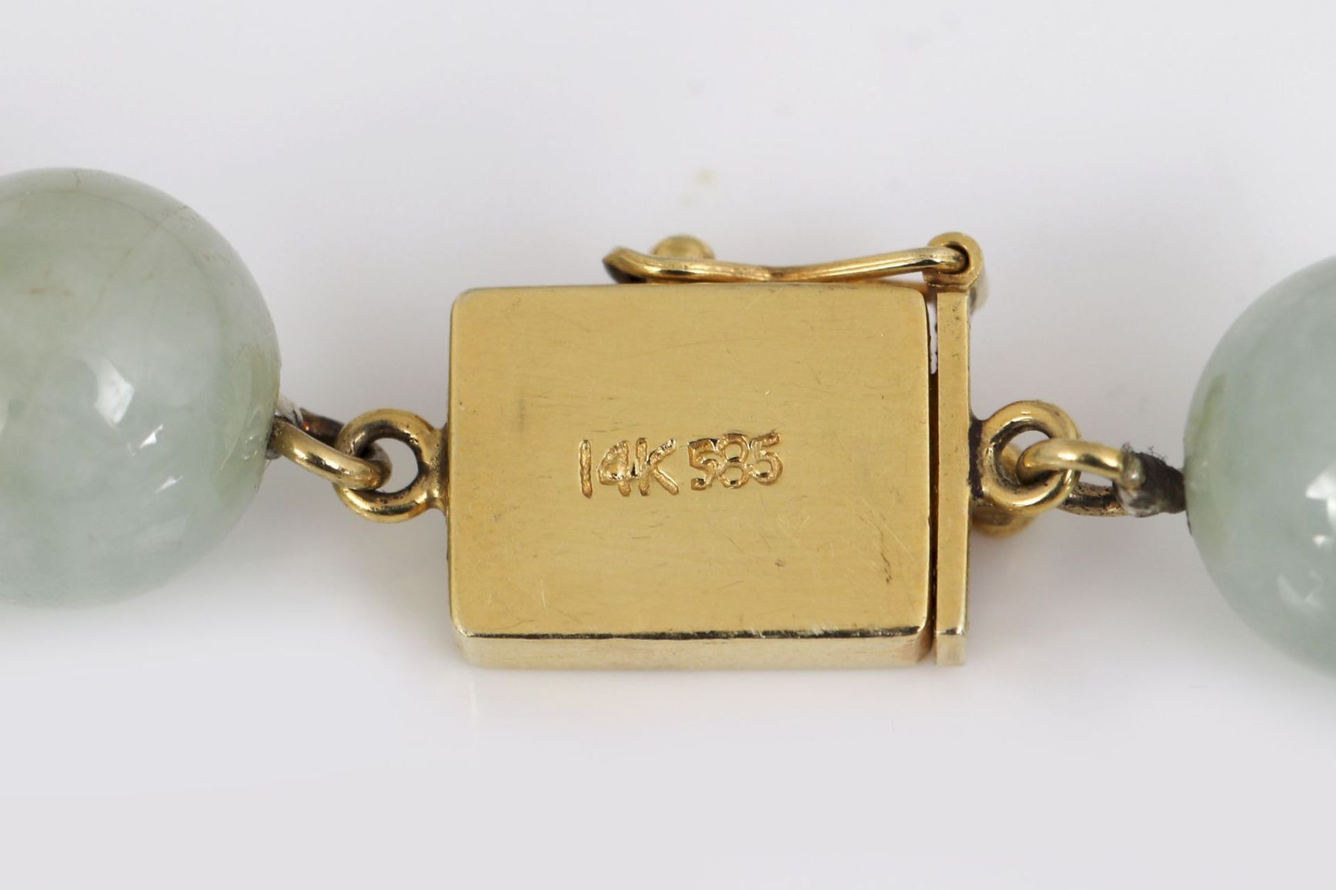 Jade- und Gold Kette - Image 4 of 4