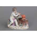 MEISSEN Porzellanfigur Allegorie ¨Das Feuer¨