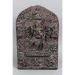 Indische Stele mit Chakrasamvara und Vajravarahi