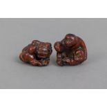 2 japanische Netsuke