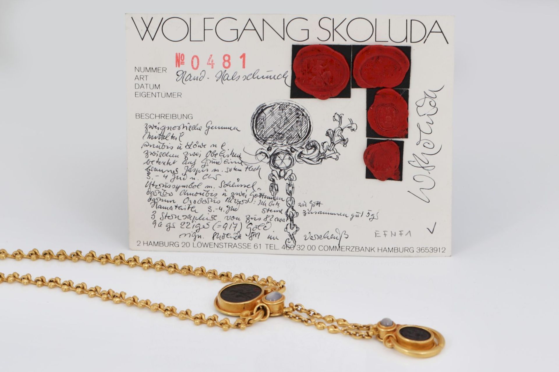 Wolfgang SKOLUDA (1935 Hamburg) Collier - Bild 5 aus 5