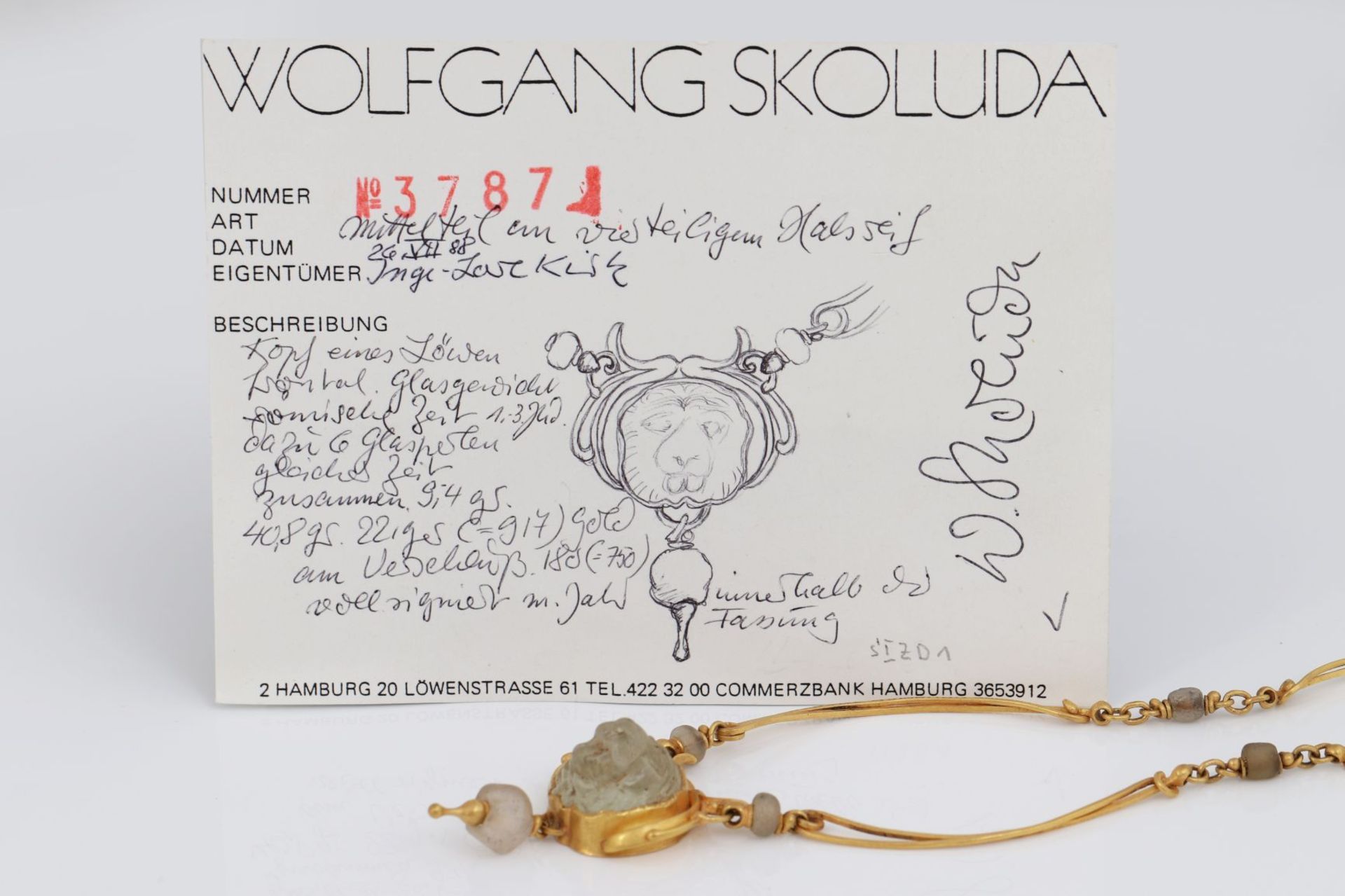 Wolfgang SKOLUDA (1935 Hamburg) Collier - Bild 5 aus 5