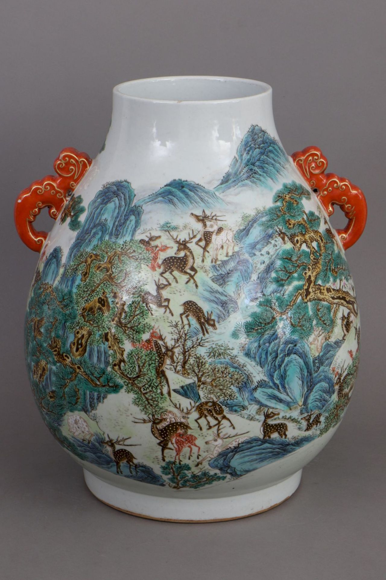 Große chinesische Porzellanvase - Image 2 of 6