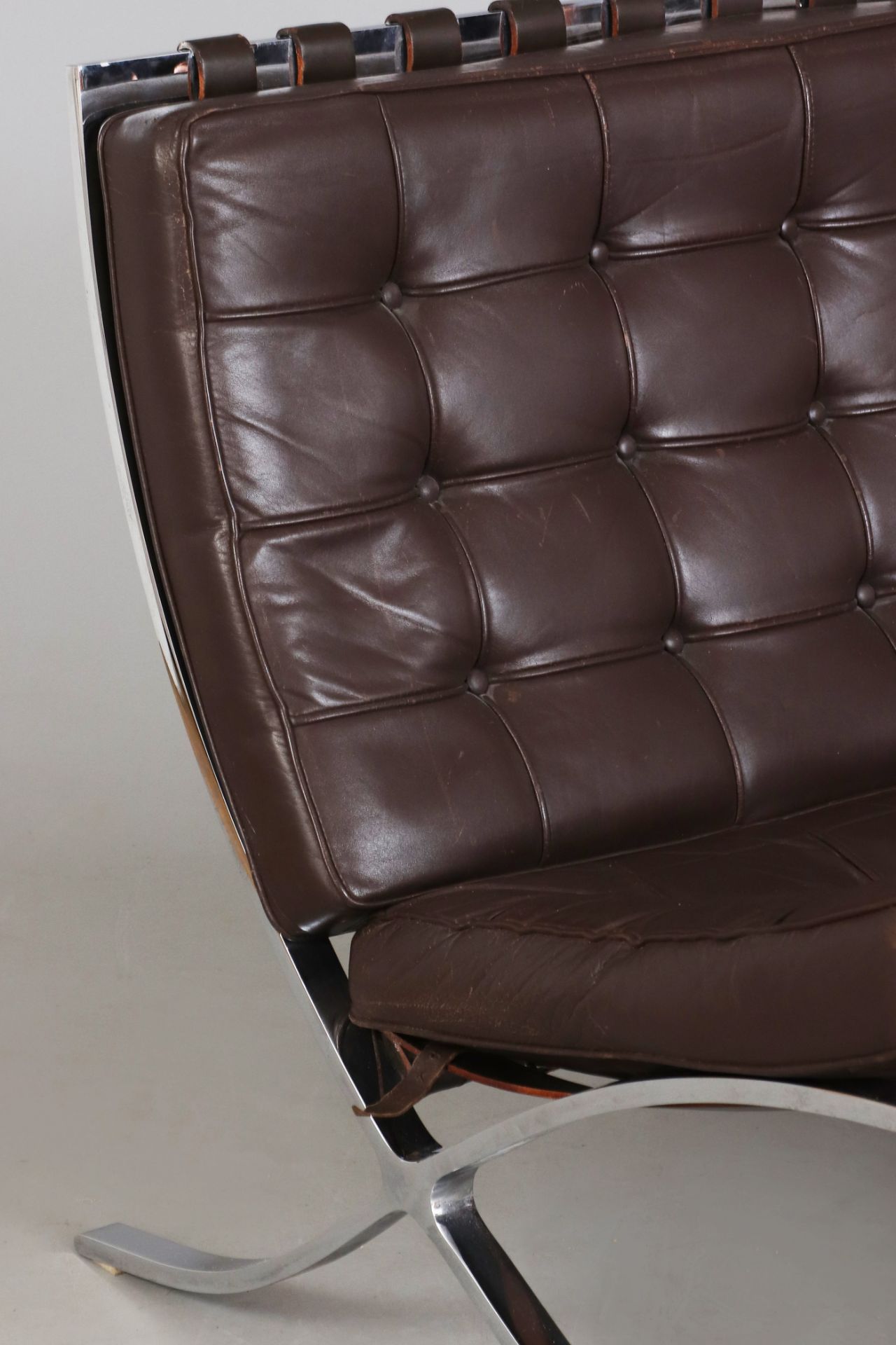 MIES VAN DER ROHE Barcelona Chair mit Ottomane - Image 3 of 5