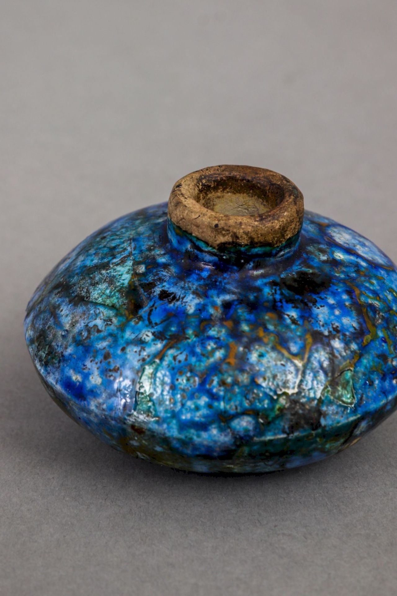 Kleine Keramik-Öllampe - Bild 3 aus 3