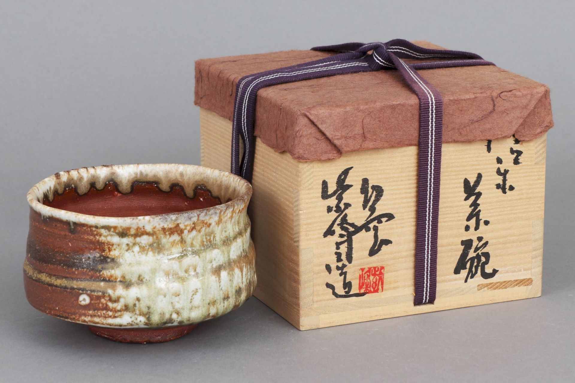 KANZAKI SHIHO (1942-2018) Teeschale ¨Chawan¨ - Image 3 of 3