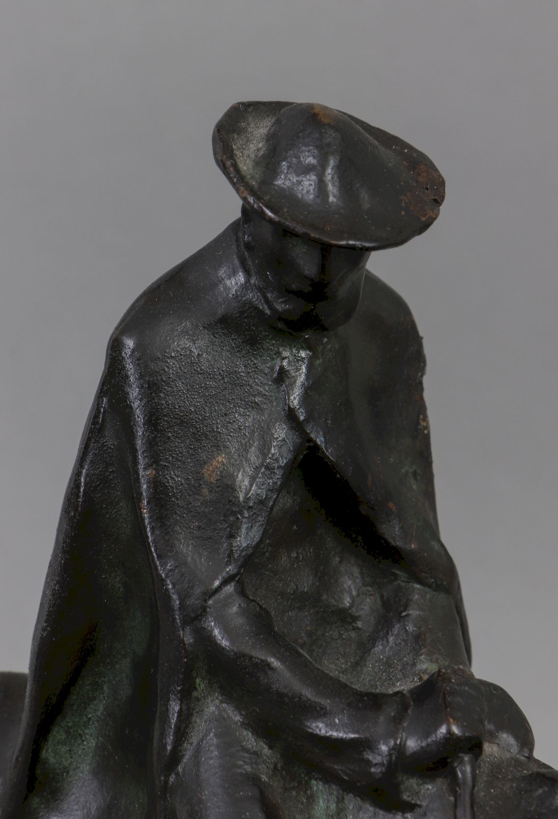 Arthur HOFFMANN (1874-1960), Bronzefigur ¨Schäfer zu Pferde¨ - Image 2 of 5