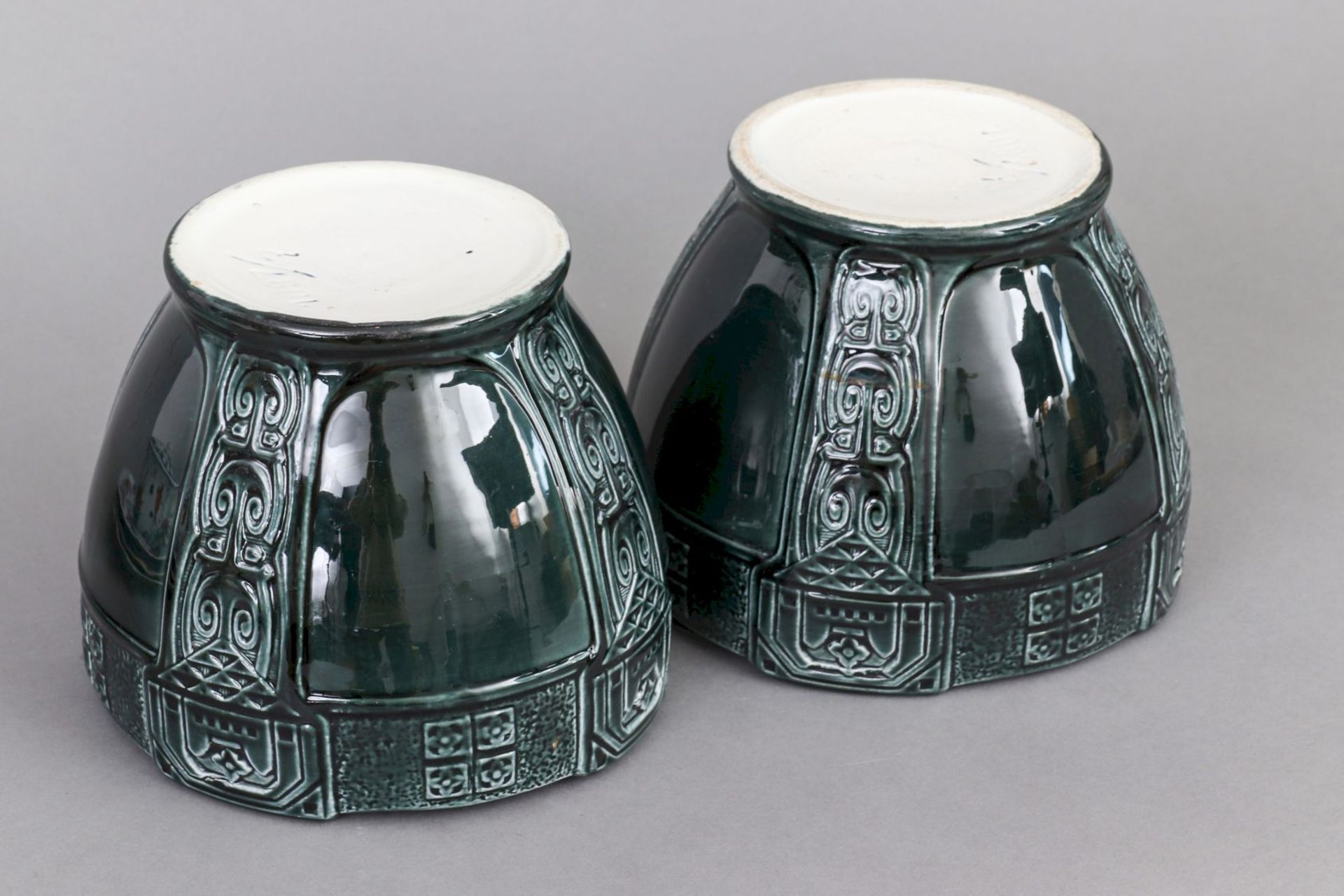 Paar Keramik-Cachepots - Bild 5 aus 5