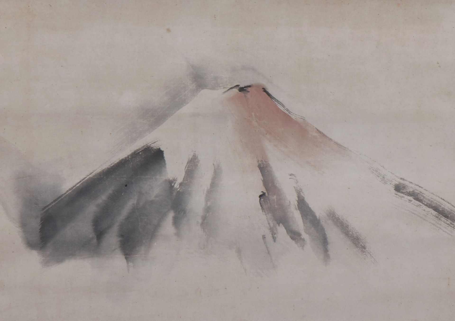 SUZUKI NANREI (1775-1844), japanisches Kakemono ¨Fuji-san¨ - Image 2 of 4