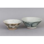 2 chinesische Keramikschalen der Song-/Yuan-Dynastie (1127-1368)