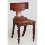 Englischer ¨hall-chair¨ des 19. Jahrhunderts (George III)