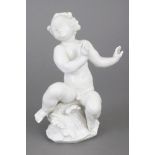 KPM BERLIN Porzellanfigur ¨Putto auf Welle¨