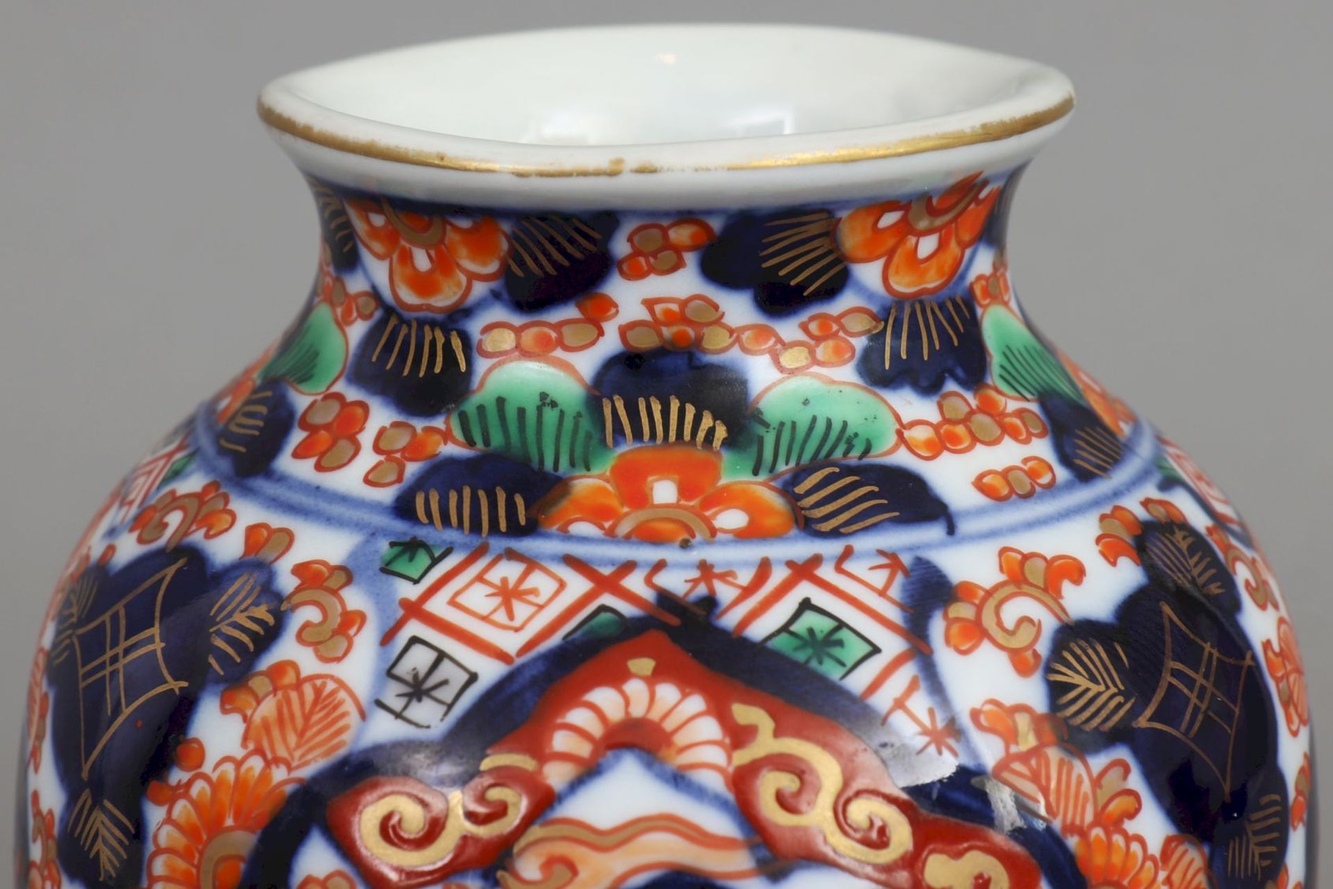 Japanische Imari-Porzellanvase - Image 4 of 5