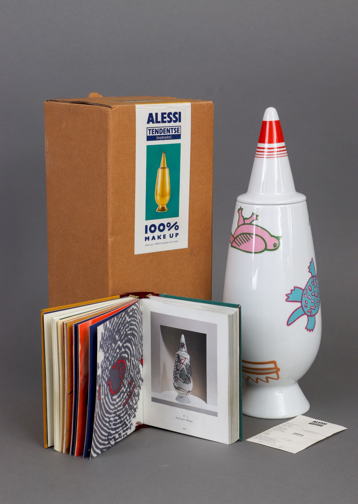 Ettore SOTTSASS für ALESSI, Deckelvase ¨100% Make Up¨ - Image 2 of 3