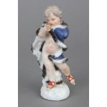 MEISSEN allegorische Porzellanfigur ¨Der Winter¨