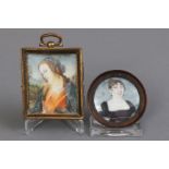 2 Miniaturen des frühen 19. Jahrhunderts
