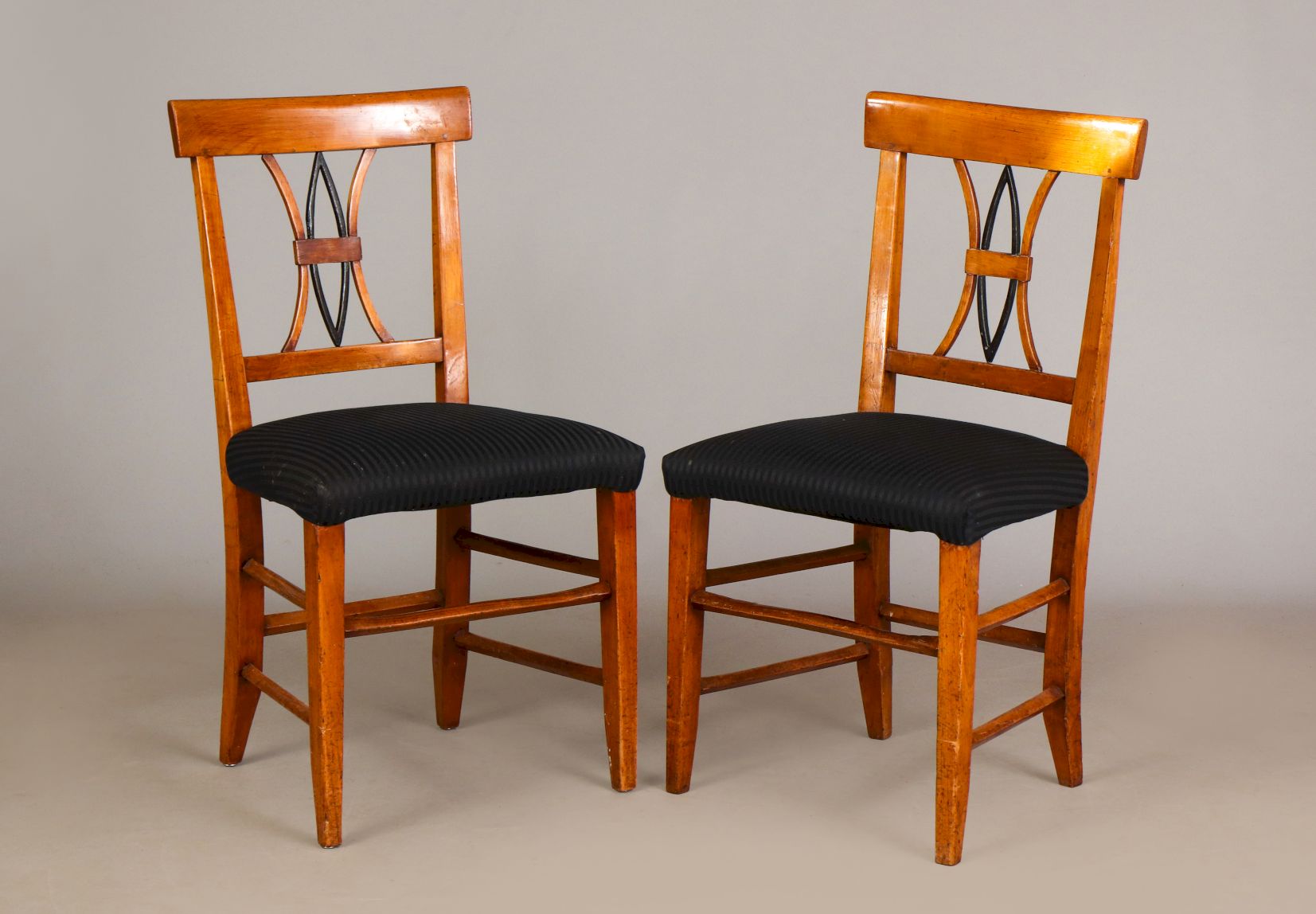 Paar Biedermeier Stühle