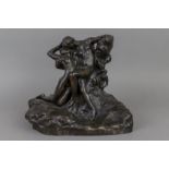 Gipsplastik nach AUGUSTE RODIN ¨L`éterne printemps¨ (1898)