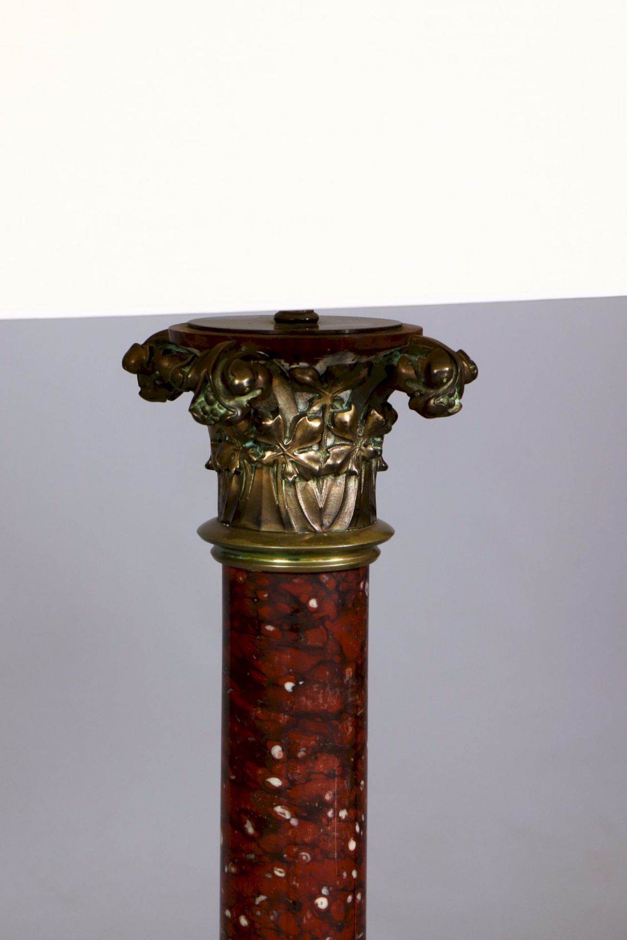 Paar große Tischlampen in Säulenform - Image 2 of 4