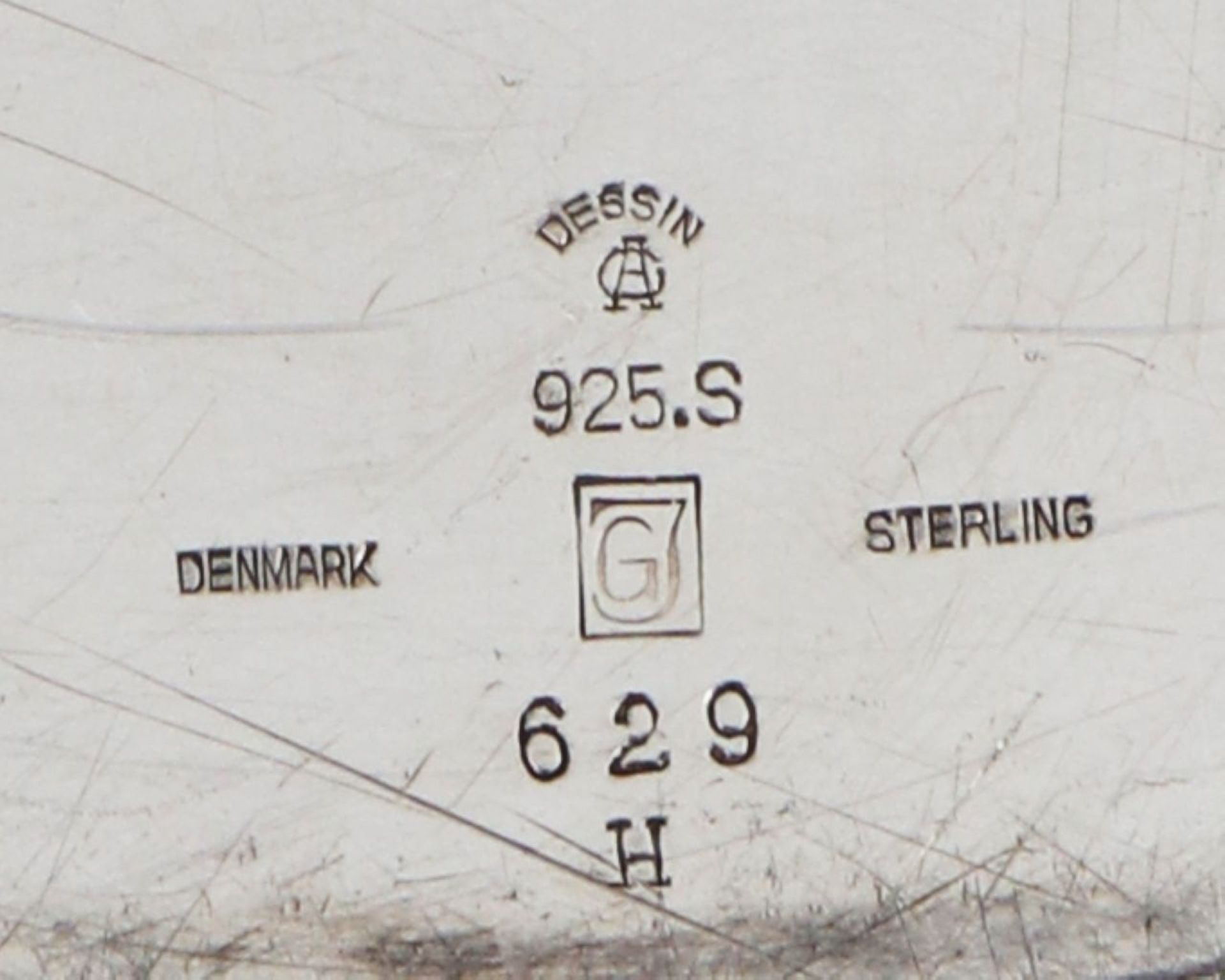 GEORG JENSEN (Denmark) Silber Platzteller ¨Cactus¨ - Image 4 of 4