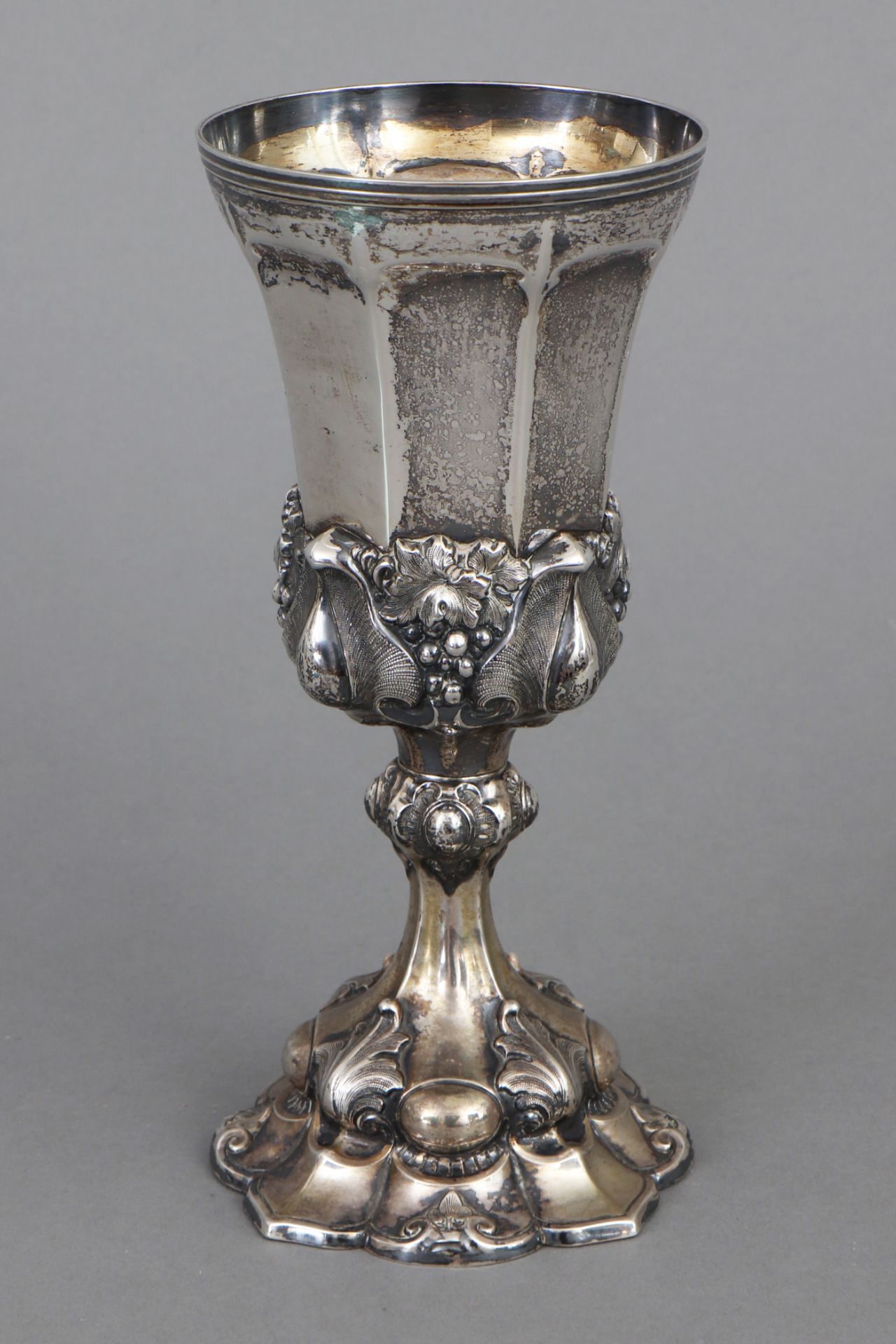 Silber Pokal des 19. Jahrhunderts