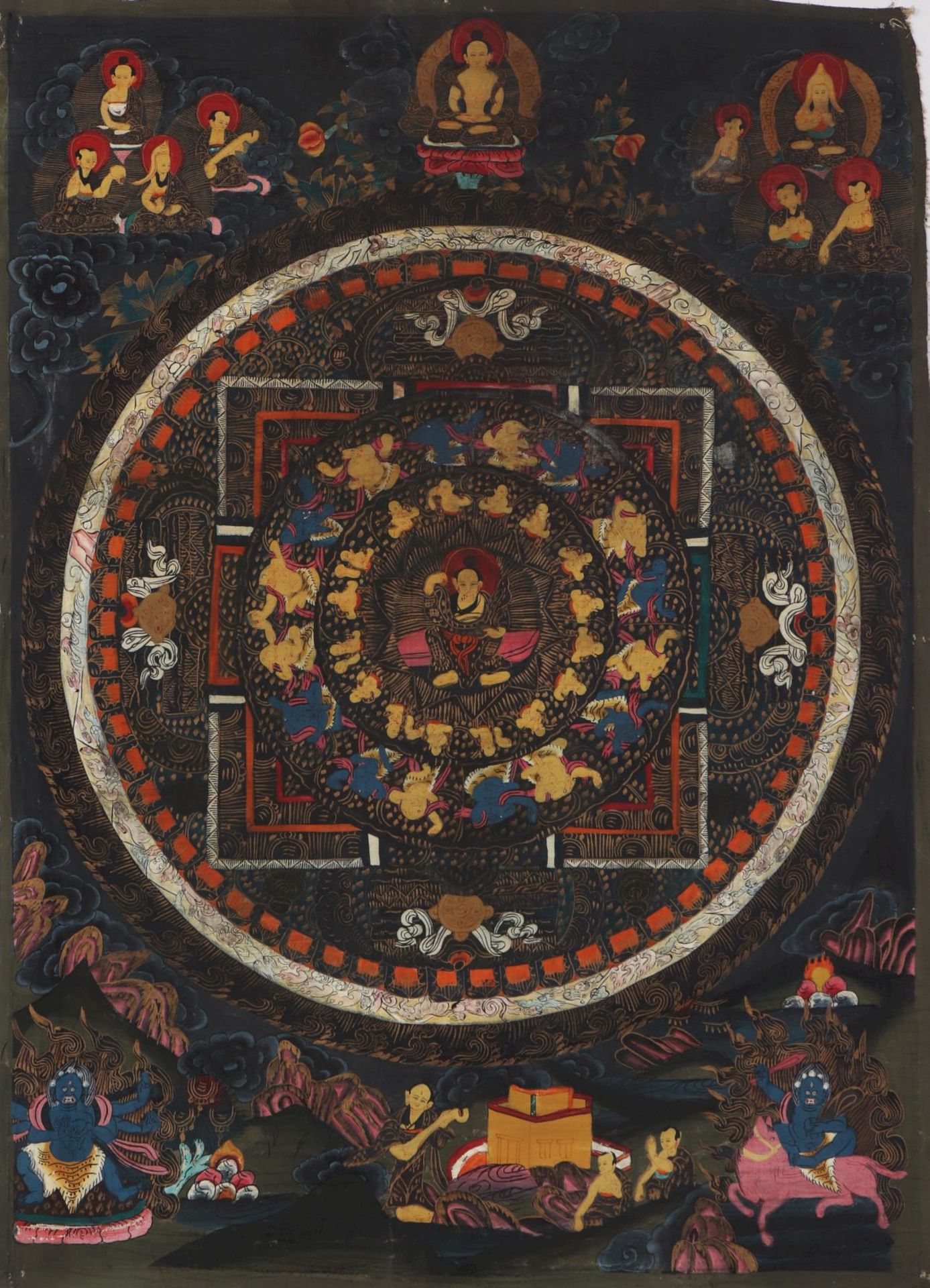 Nepalesischer Thangka ¨Buddha Mandala¨