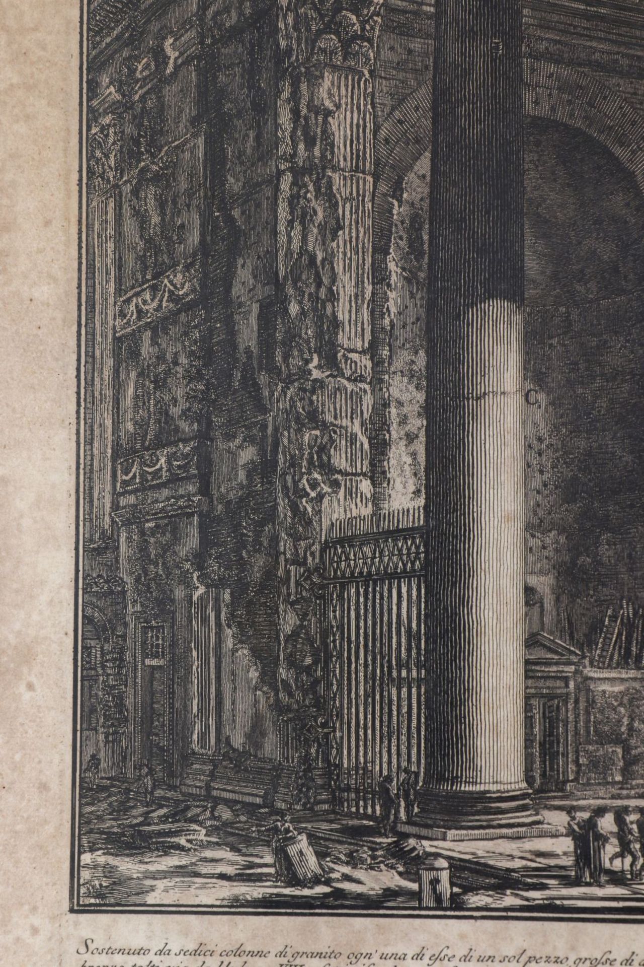 GIOVANNI BATTISTA PIRANESI (1720 wohl Mogliano bei Mestre - 1778 Rom) - Bild 2 aus 3