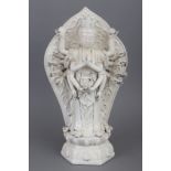 Chinesische Blanc-de-Chine Figur der Guanyin