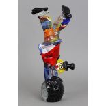 Murano Glasfigur ¨Clown beim Handstand¨