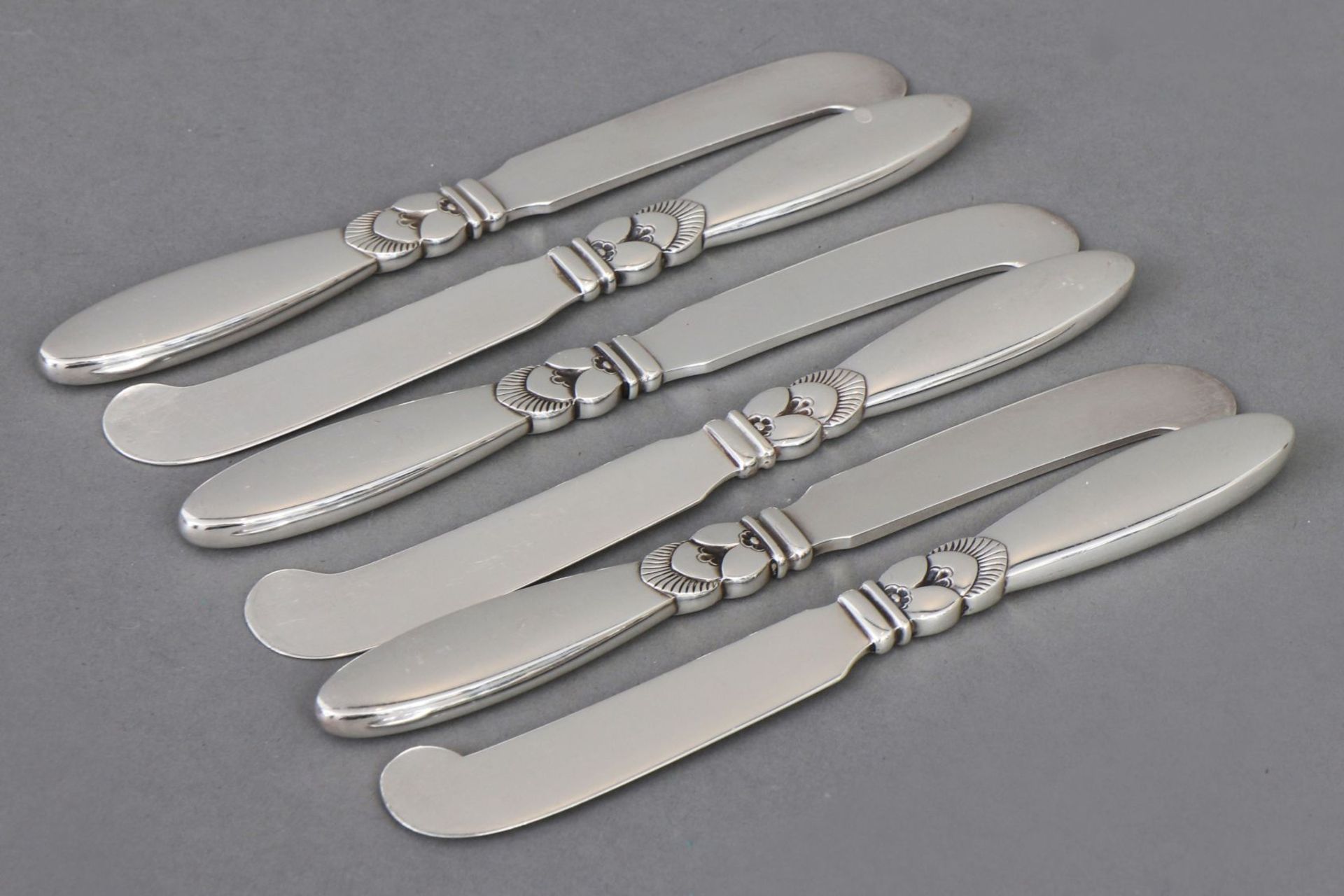 6 GEORG JENSEN ¨Cactus¨ Silber Buttermesser