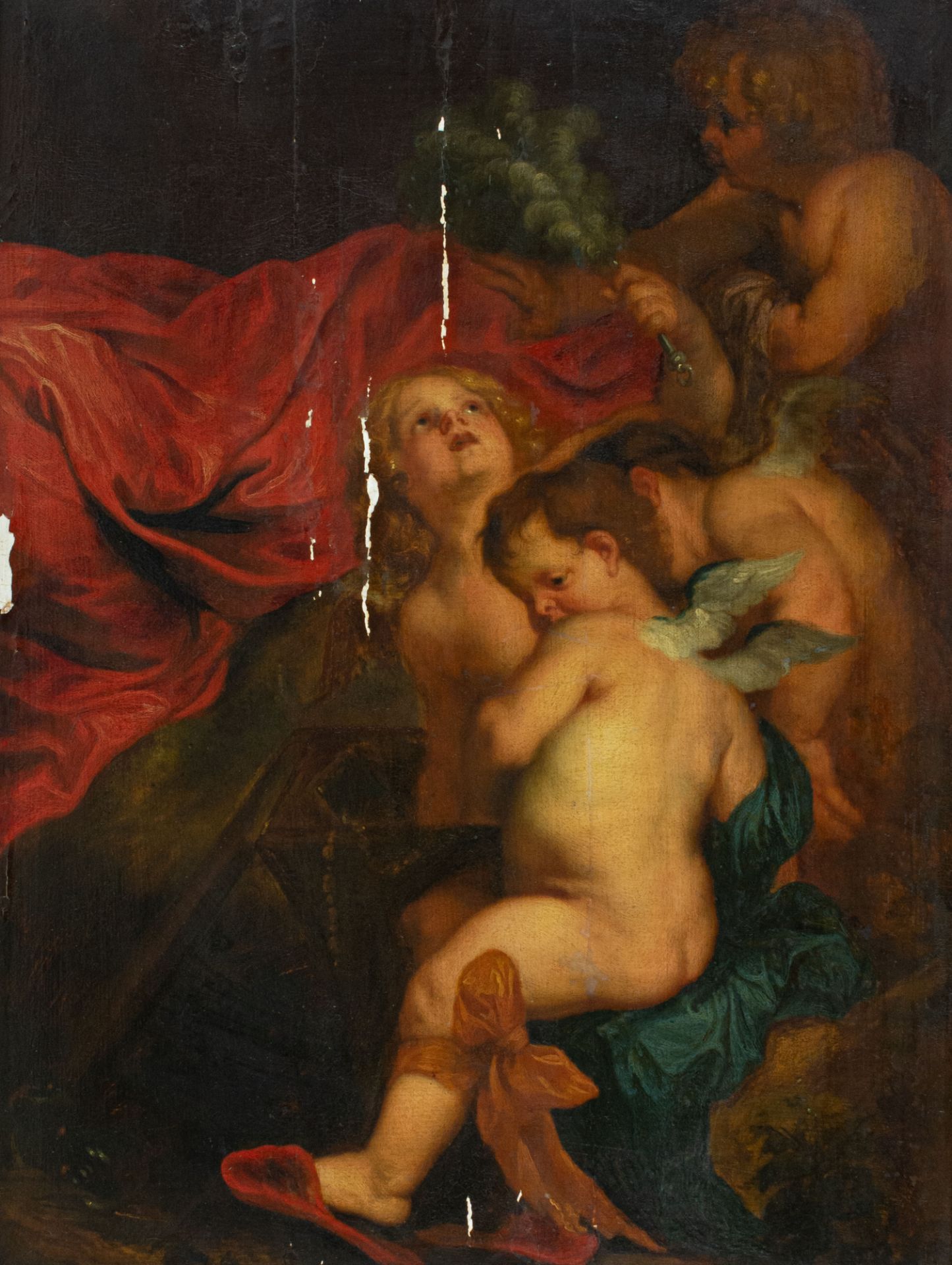 Vanitas allegory with putti