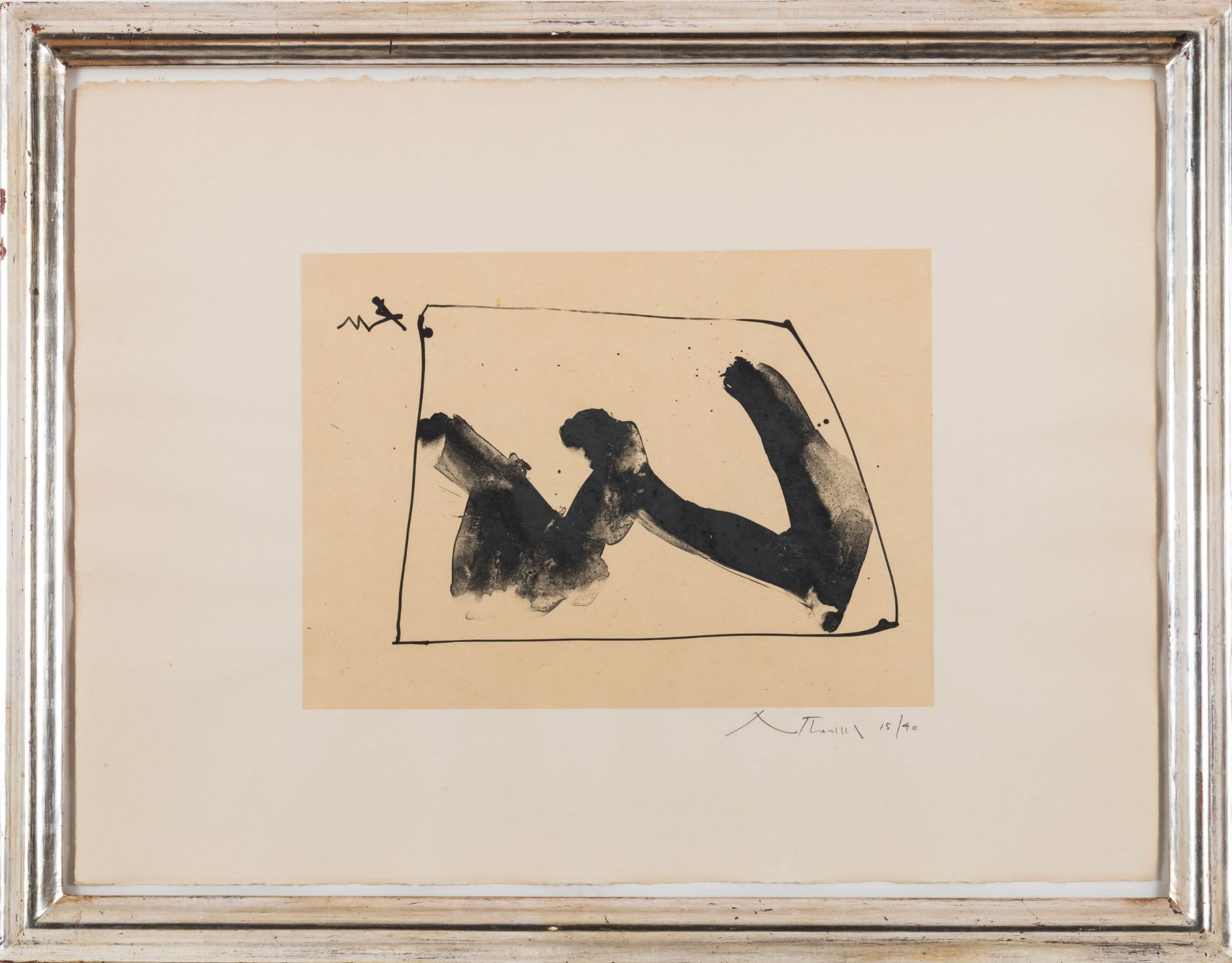 Robert Motherwell (1915 Aberdeen/USA - 1991 Provincetown) - Image 2 of 3