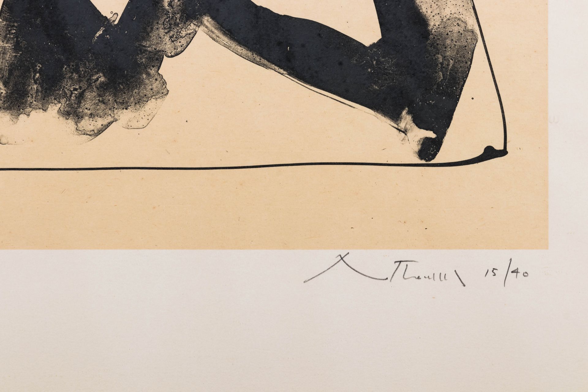 Robert Motherwell (1915 Aberdeen/USA - 1991 Provincetown) - Image 3 of 3