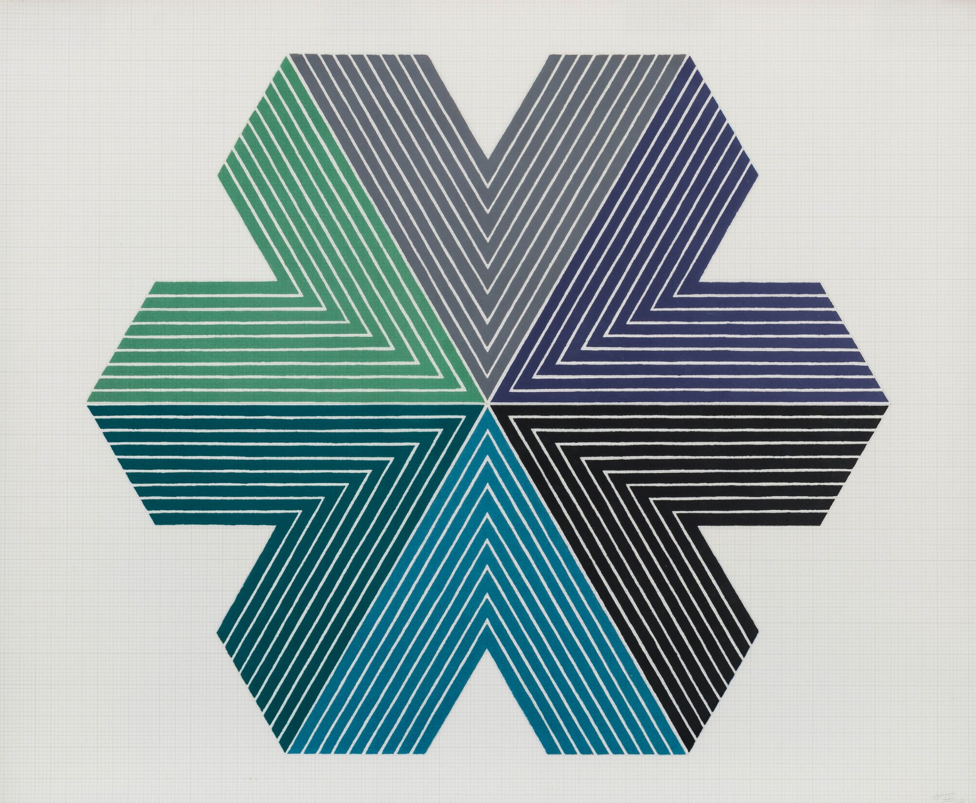 Frank Stella (1936 Malden, Massachusetts)