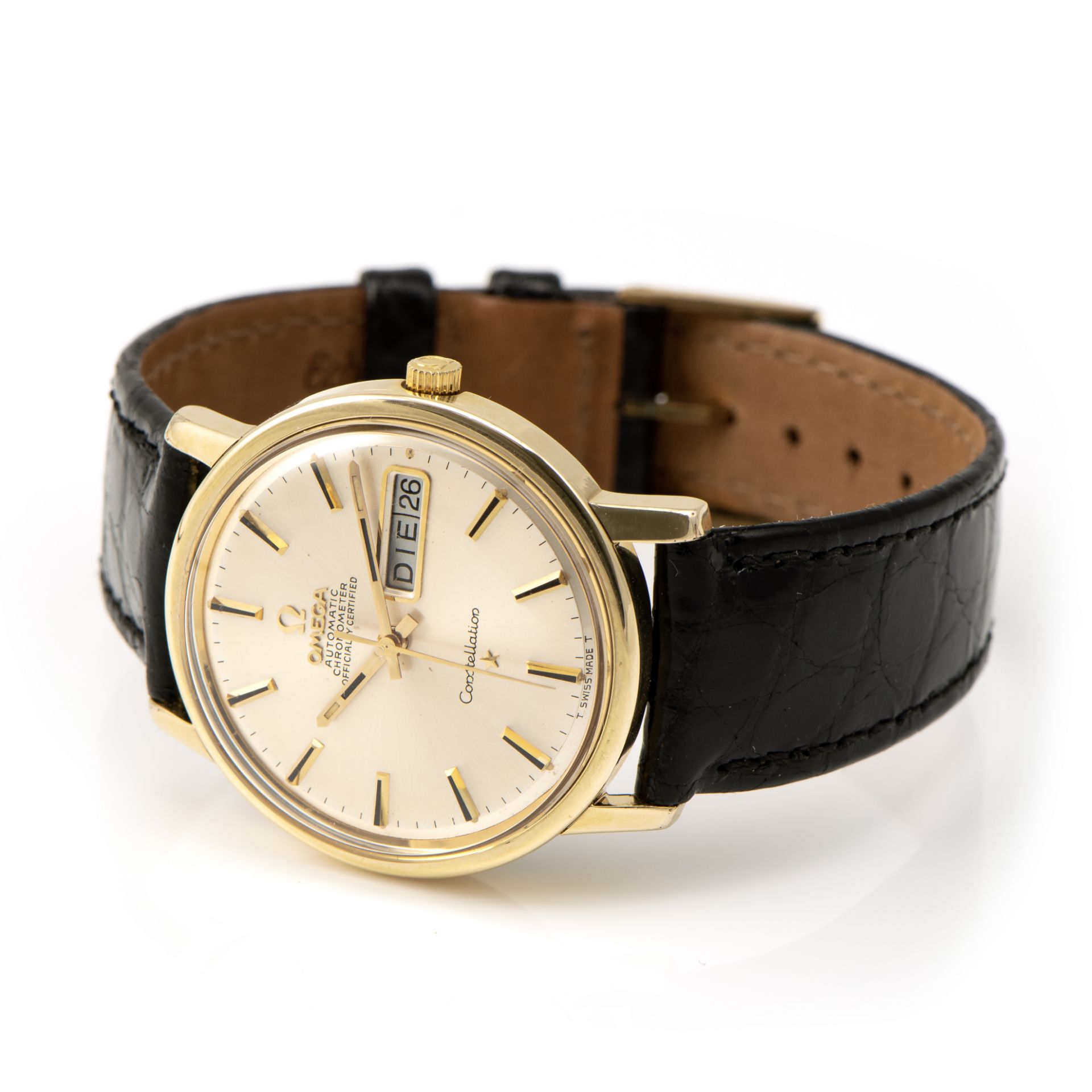 Omega Constellation Chronometer Day Date - Image 2 of 3