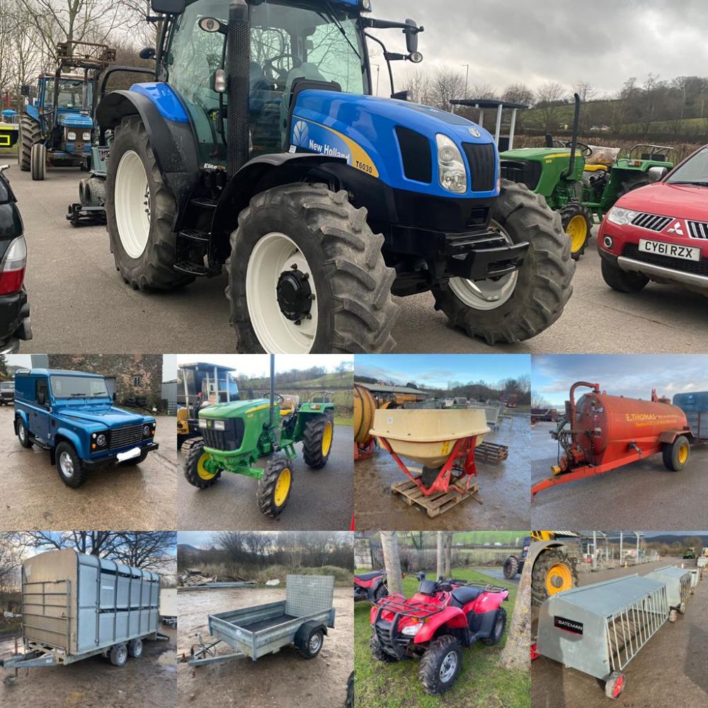 Sale of Vehicles, Tractors, Machinery, Building Equipment and more