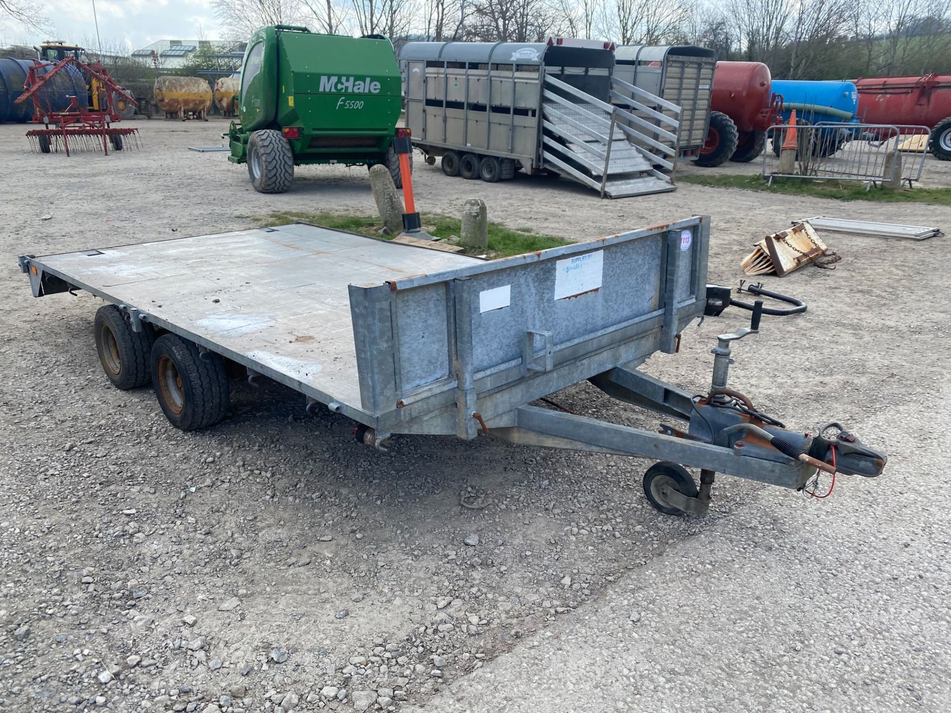 GRAHAM EDWARDS FLAT TRAILER 12ft - Image 2 of 3