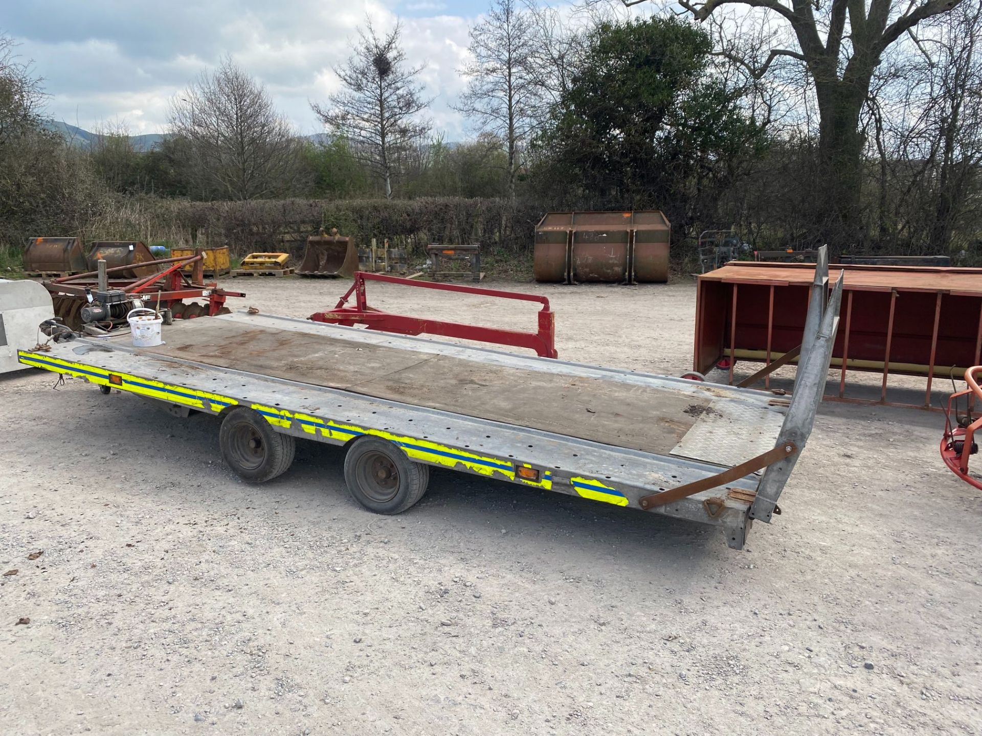 PRG VEHICLE TRANSPORTER TRAILER C/W WINC