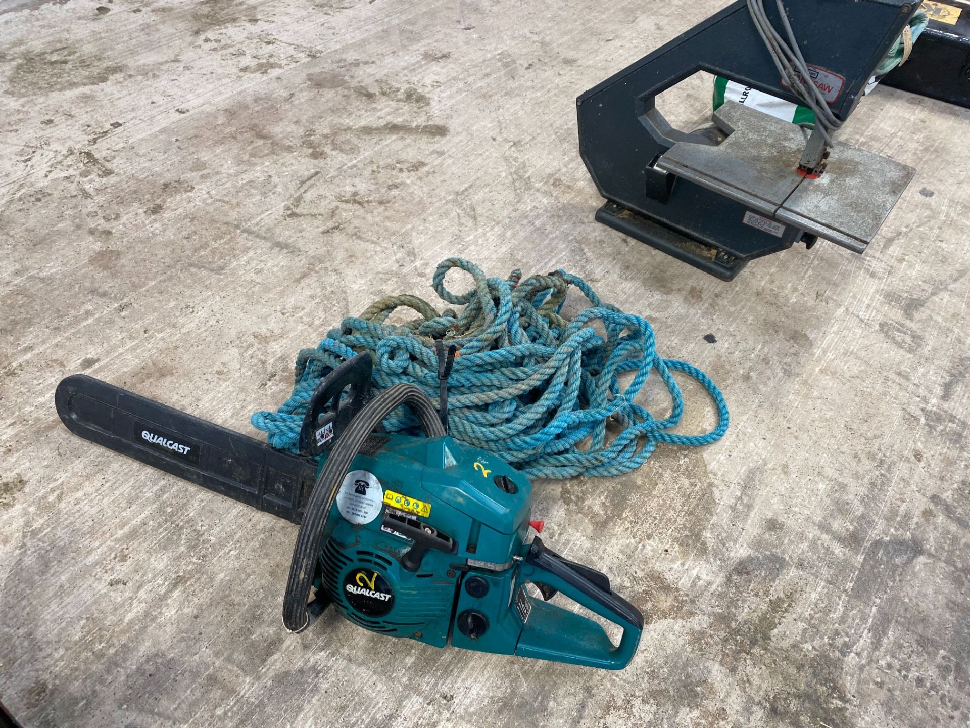 QUALCAST CHAINSAW & ROPE