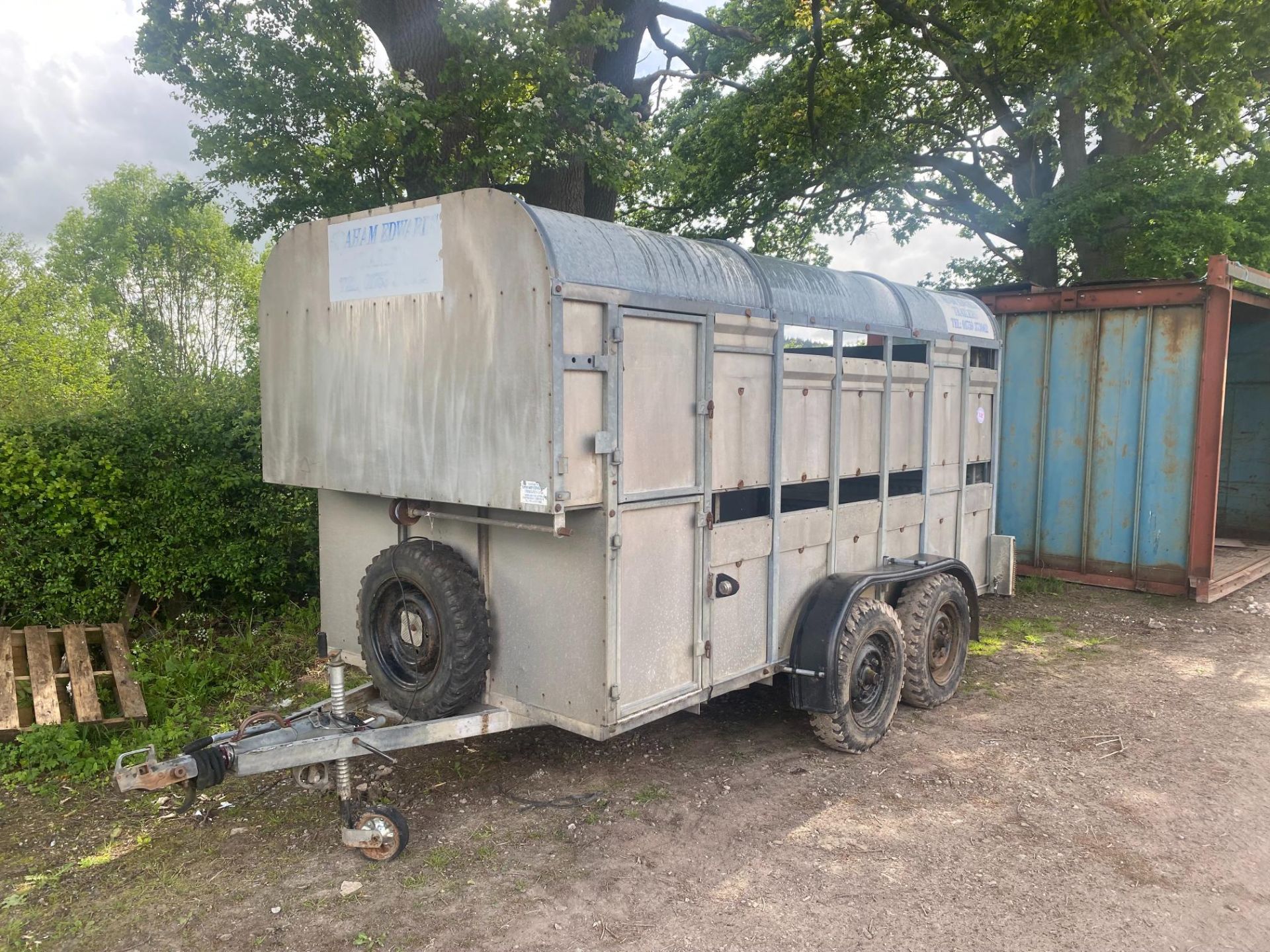 GRAHAM EDWARDS LIVESTOCK TRAILER - Image 2 of 3