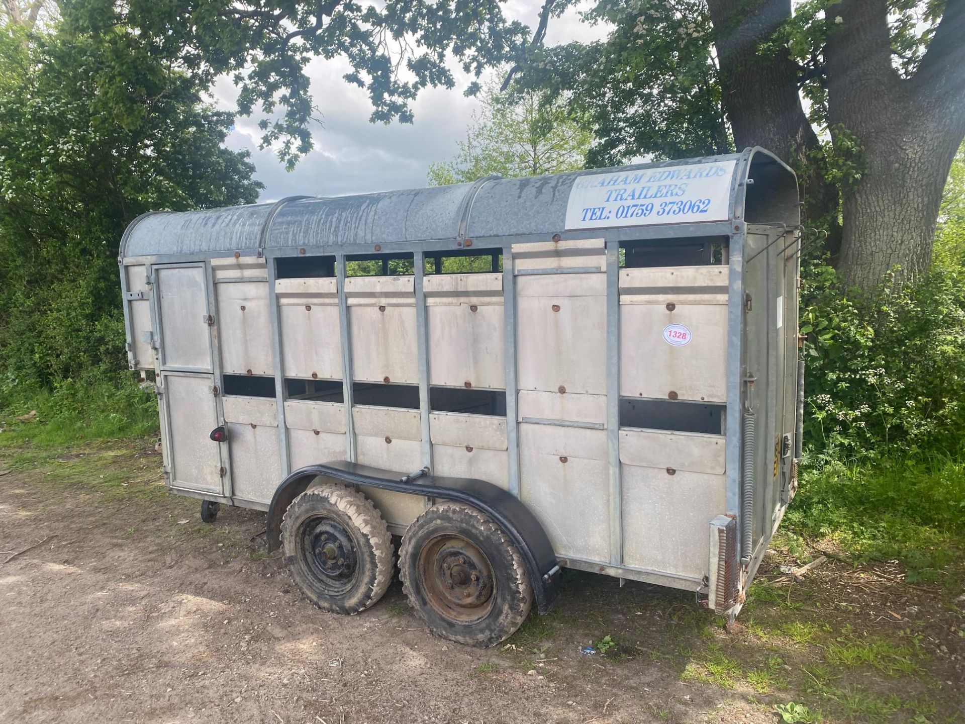 GRAHAM EDWARDS LIVESTOCK TRAILER