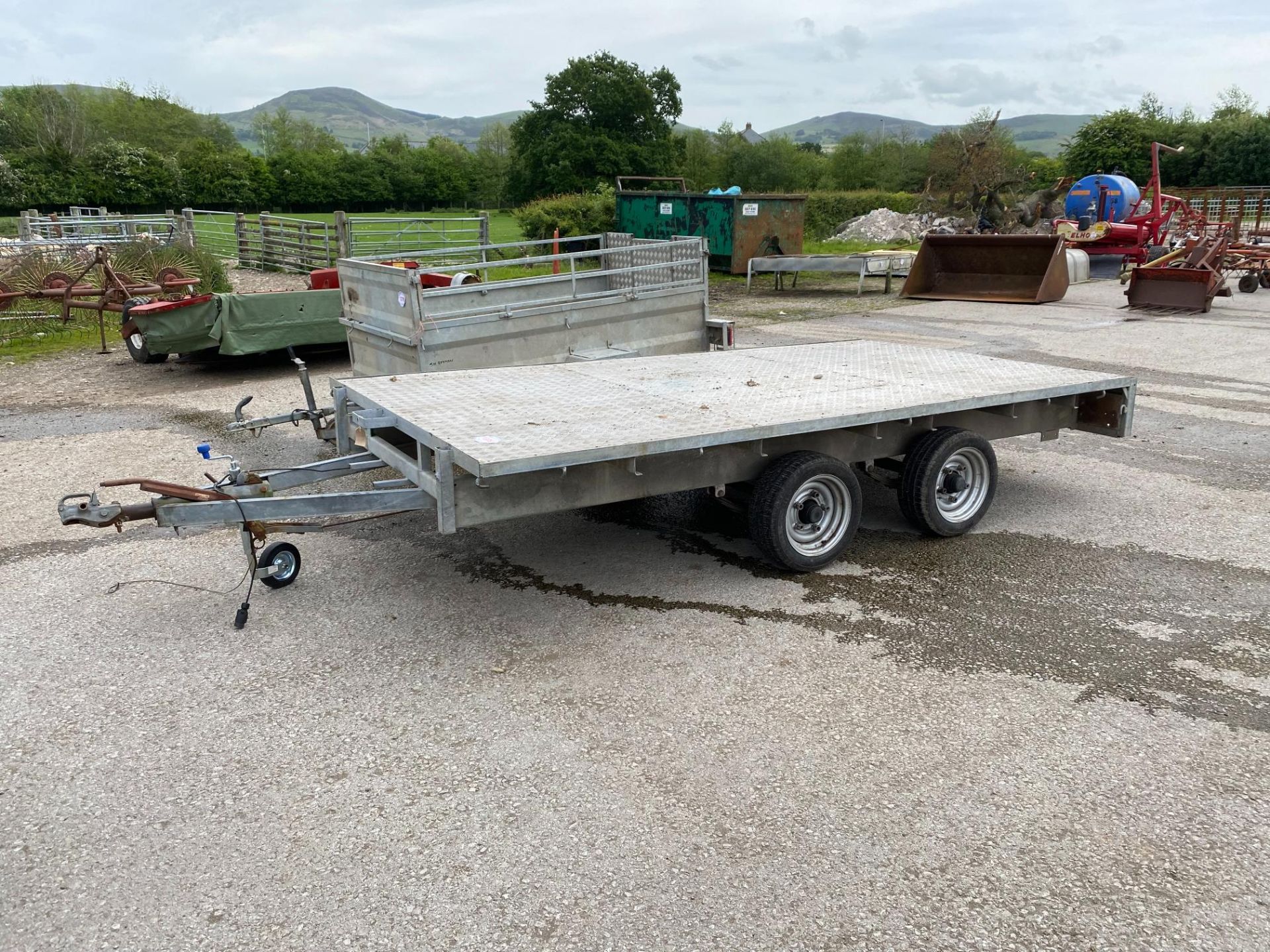 IWMS 12FT FLAT TRAILER - Image 2 of 3