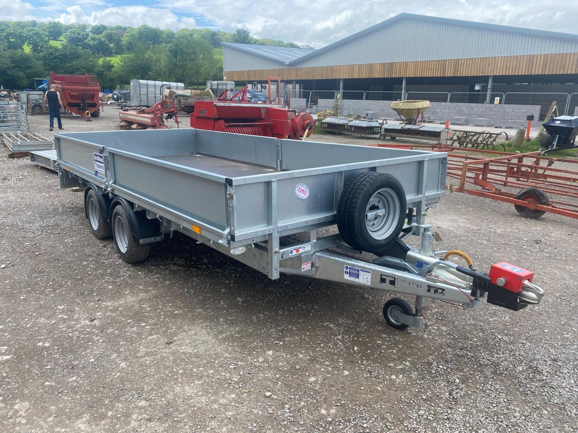 IWMS 14FT FLAT TRAILER C/W SIDES