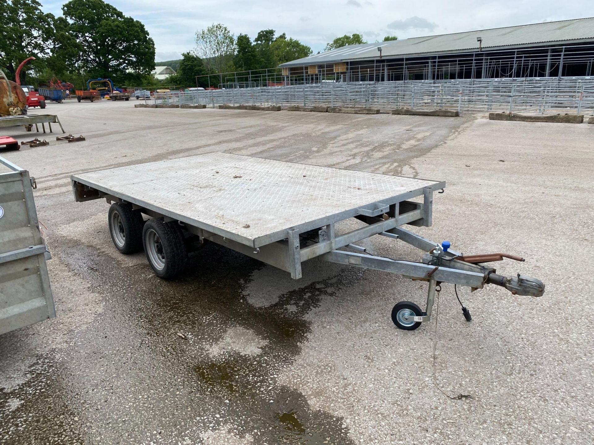 IWMS 12FT FLAT TRAILER - Image 3 of 3