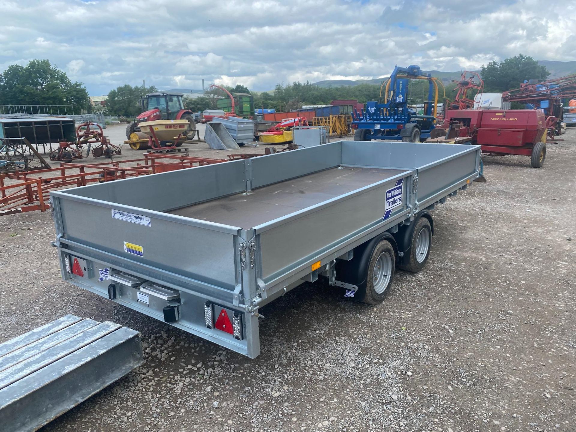 IWMS 14FT FLAT TRAILER C/W SIDES - Image 2 of 3