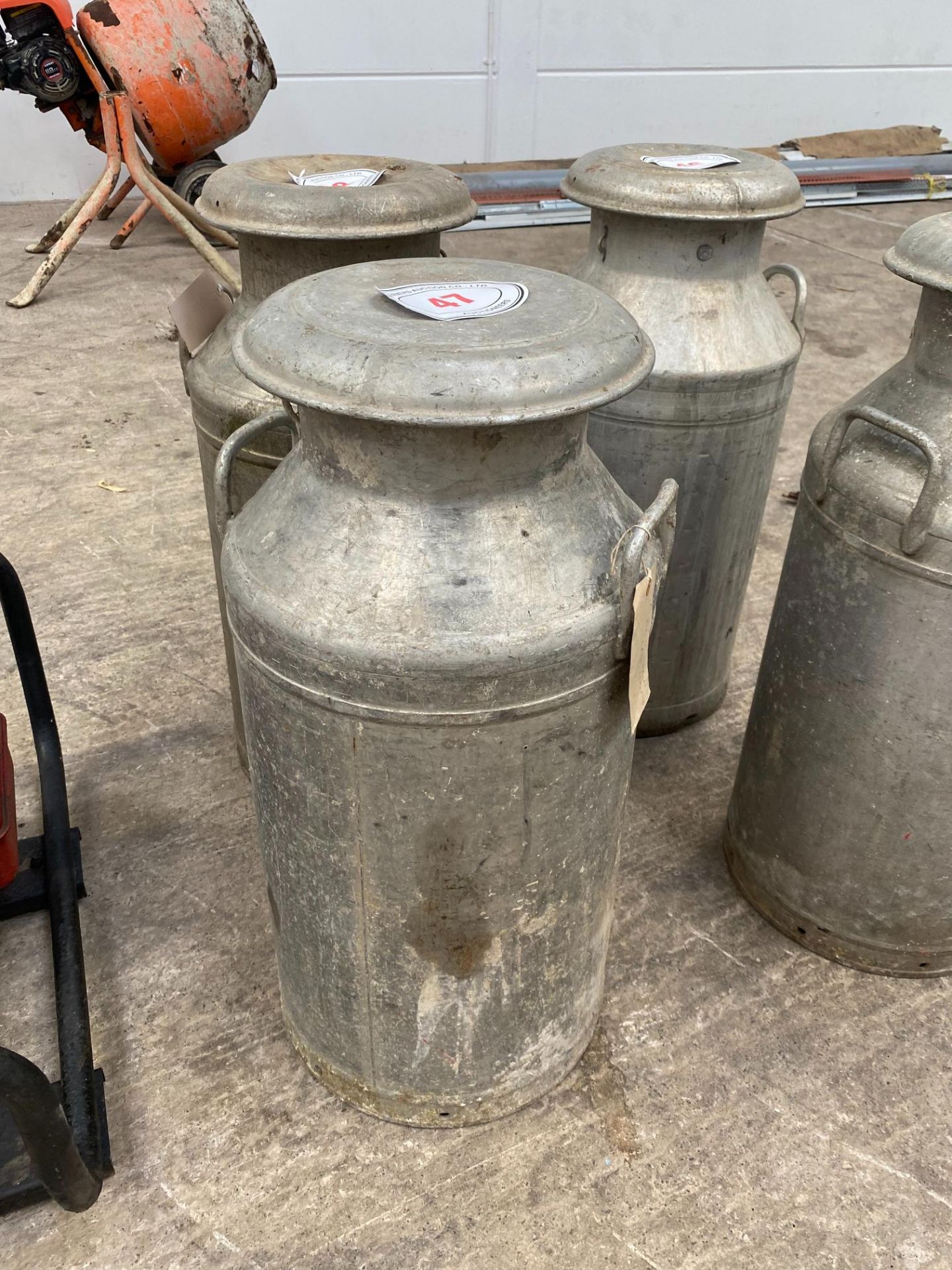 ALUM MILK CHURN