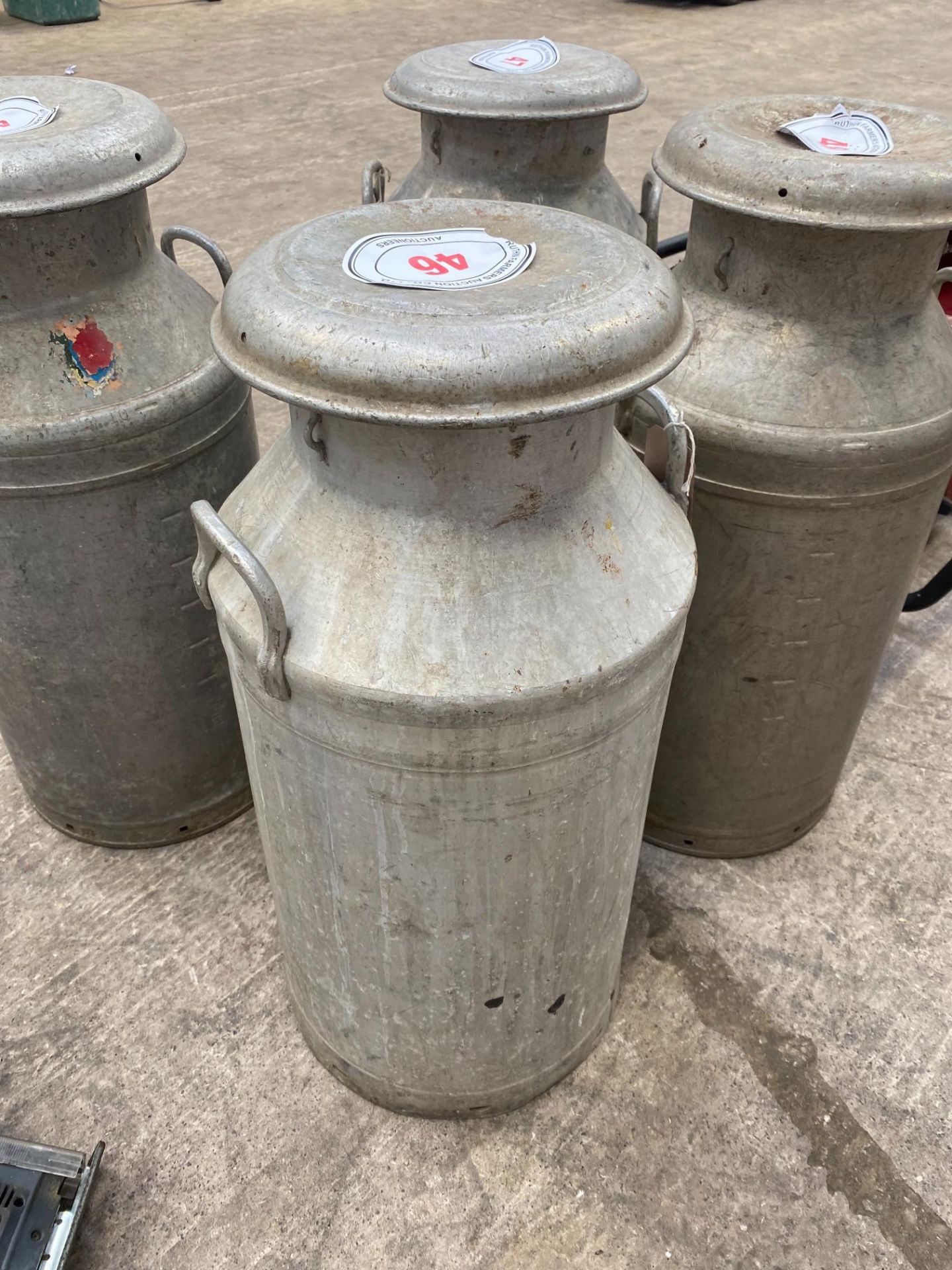 ALUM MILK CHURN